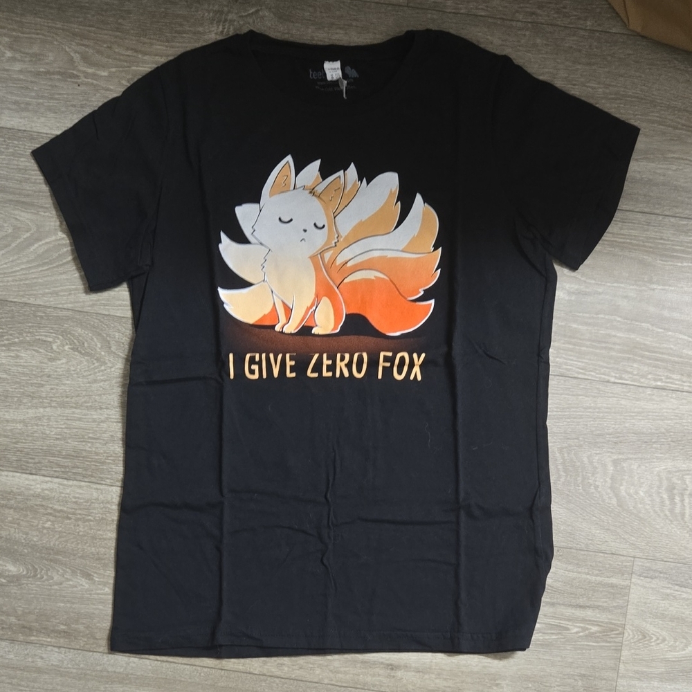 Tee Turtle Black Nine Tail Fox Graphic Women's Tee